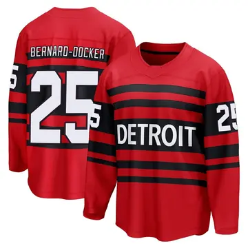 Men's Jacob Bernard-Docker Detroit Red Wings ＃25 Breakaway Red Special Edition 2.0 Jersey