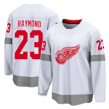 Men's Lucas Raymond Detroit Red Wings ＃23 Breakaway White 2020/21 Special Edition Jersey