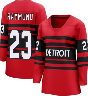 Women's Lucas Raymond Detroit Red Wings ＃23 Breakaway Red Special Edition 2.0 Jersey