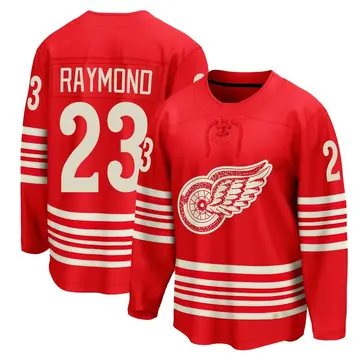 Youth Lucas Raymond Detroit Red Wings ＃23 Breakaway Red Centennial Jersey